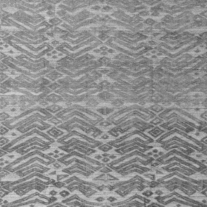 Square Machine Washable Abstract Gray Modern Rug, wshabs4417gry