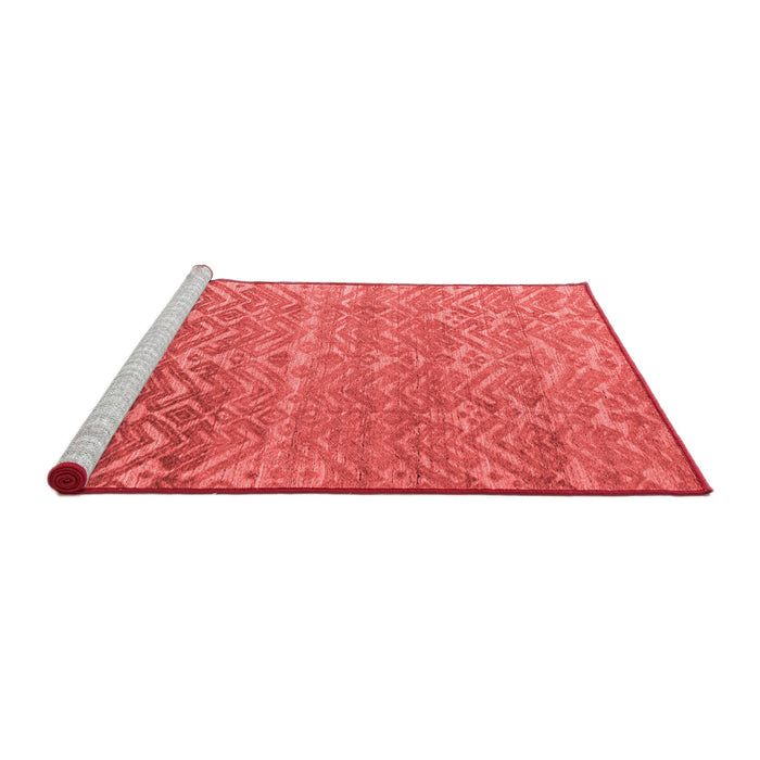 Modern Red Washable Rugs