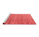 Modern Red Washable Rugs