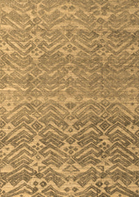 Abstract Brown Modern Rug, abs4417brn