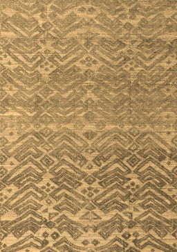 Abstract Brown Modern Rug, abs4417brn