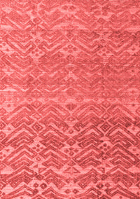 Abstract Red Modern Rug, abs4417red