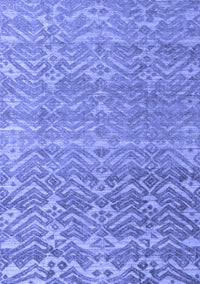 Abstract Blue Modern Rug, abs4417blu