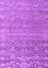 Machine Washable Abstract Purple Modern Area Rugs, wshabs4417pur