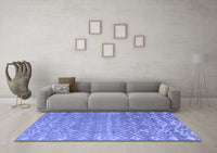 Machine Washable Abstract Blue Modern Rug, wshabs4417blu