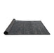 Sideview of Abstract Gray Modern Rug, abs4418