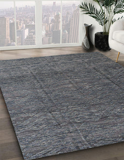 Machine Washable Abstract Gray Rug in a Family Room, wshabs4418