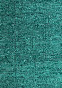 Abstract Turquoise Modern Rug, abs4418turq