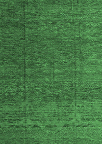 Abstract Emerald Green Modern Rug, abs4418emgrn