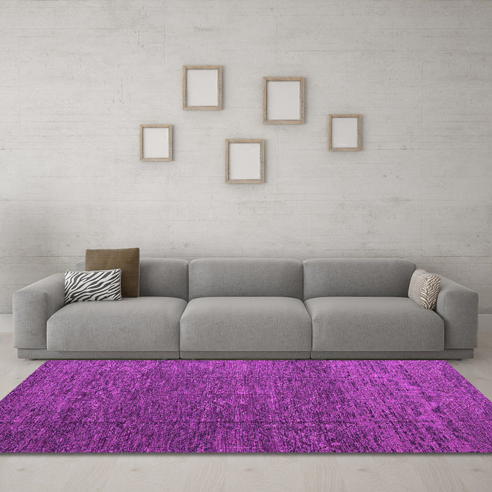 Machine Washable Abstract Pink Modern Rug in a Living Room, wshabs4418pnk