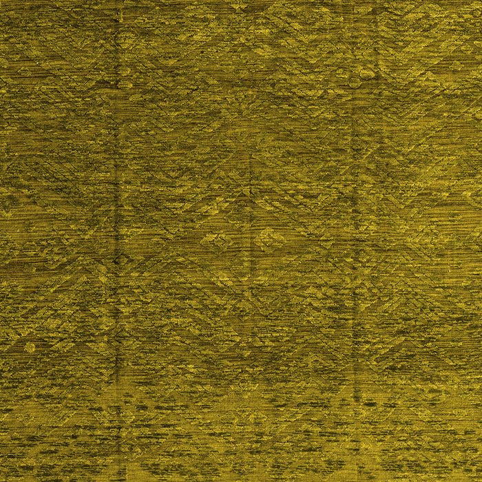 Abstract Yellow Modern Rug, abs4418yw