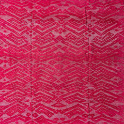 Square Machine Washable Abstract Red Rug, wshabs4419