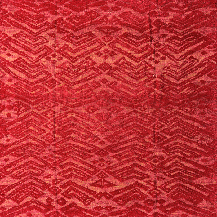 Square Abstract Orange Modern Rug, abs4419org