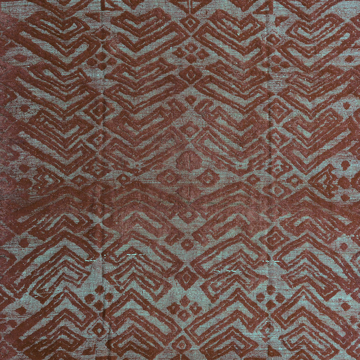 Machine Washable Abstract Turquoise Modern Area Rugs, wshabs4419turq