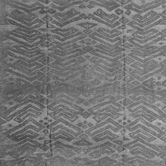 Square Abstract Gray Modern Rug, abs4419gry