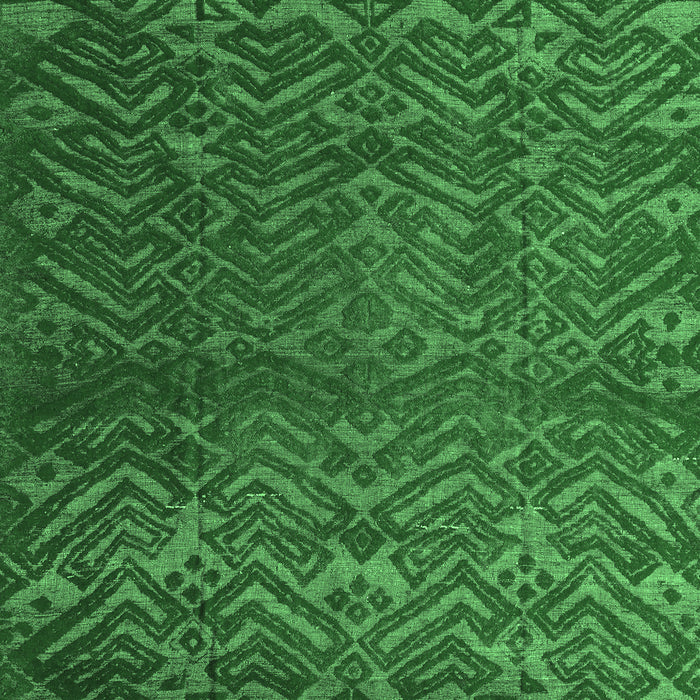 Machine Washable Abstract Emerald Green Modern Area Rugs, wshabs4419emgrn