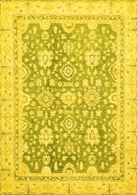 Oriental Yellow Traditional Rug, abs441yw