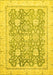 Oriental Yellow Traditional Rug, abs441yw