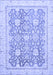 Oriental Blue Traditional Rug, abs441blu