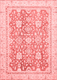 Oriental Red Traditional Rug, abs441red