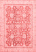 Oriental Red Traditional Area Rugs