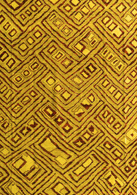 Abstract Yellow Modern Rug, abs4420yw