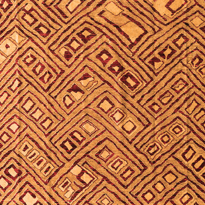 Abstract Orange Modern Rug, abs4420org