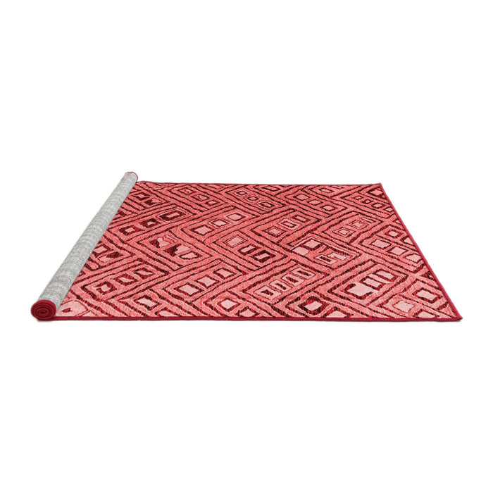 Modern Red Washable Rugs