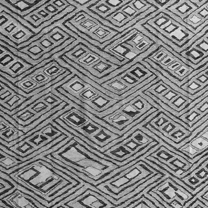 Square Abstract Gray Modern Rug, abs4420gry