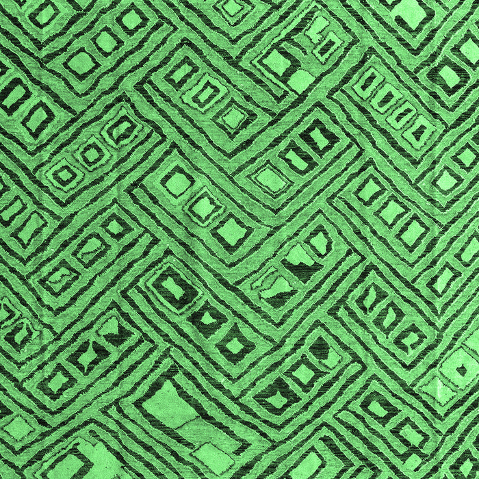 Machine Washable Abstract Emerald Green Modern Area Rugs, wshabs4420emgrn