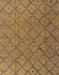 Machine Washable Abstract Gold Rug, wshabs4421