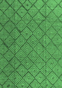 Abstract Emerald Green Modern Rug, abs4421emgrn