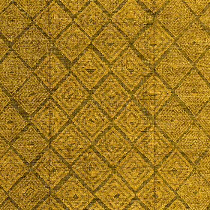 Machine Washable Abstract Yellow Modern Rug, wshabs4421yw