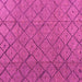 Square Abstract Pink Modern Rug, abs4421pnk