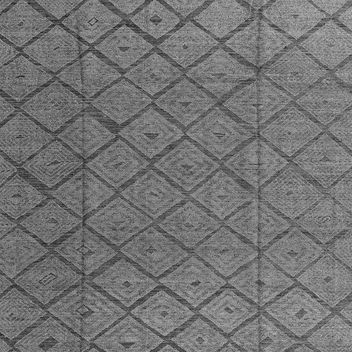 Square Abstract Gray Modern Rug, abs4421gry