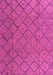 Machine Washable Abstract Pink Modern Rug, wshabs4421pnk