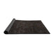 Sideview of Abstract Gray Modern Rug, abs4422