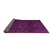 Sideview of Abstract Pink Modern Rug, abs4422pnk