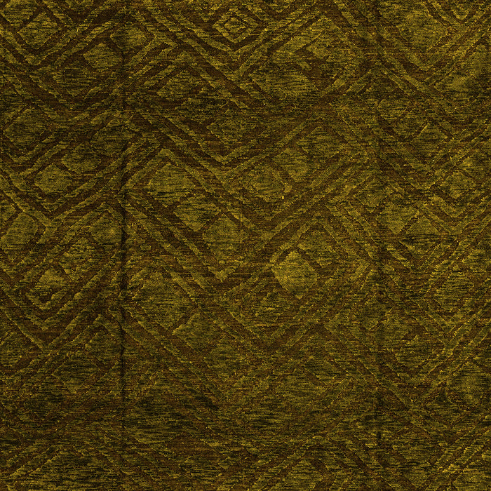 Abstract Yellow Modern Rug, abs4422yw