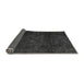 Sideview of Abstract Gray Modern Rug, abs4422gry