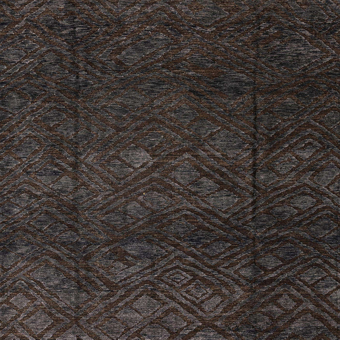 Square Abstract Gray Modern Rug, abs4422