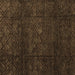 Square Abstract Brown Modern Rug, abs4422brn