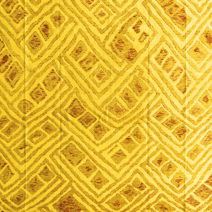 Abstract Yellow Modern Rug, abs4423yw