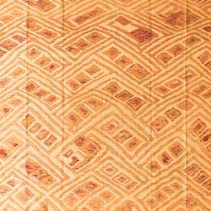 Square Abstract Orange Modern Rug, abs4423org