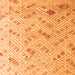 Square Abstract Orange Modern Rug, abs4423org