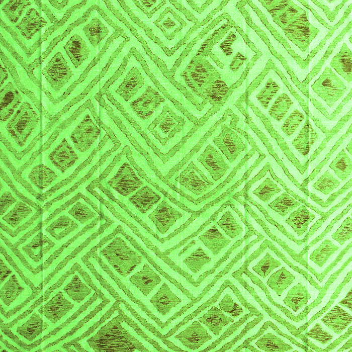 Machine Washable Abstract Green Modern Area Rugs, wshabs4423grn
