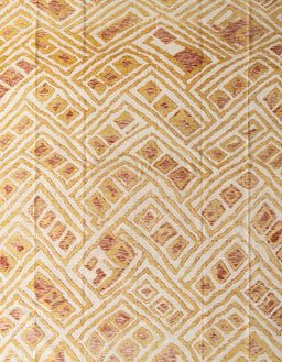 Abstract Orange Modern Rug, abs4423