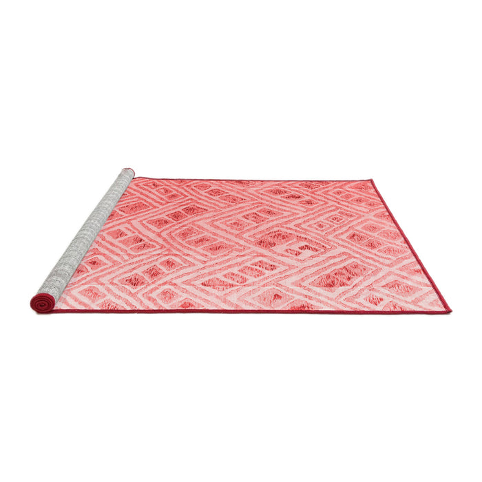 Modern Red Washable Rugs