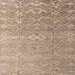 Square Machine Washable Abstract Brown Sugar Brown Rug, wshabs4424
