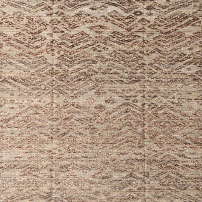 Square Machine Washable Abstract Brown Sugar Brown Rug, wshabs4424